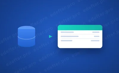 Accounting software e-Ledger integration visual: two transfer paths from the accounting program to the e-Ledger, file transfer and a database connection