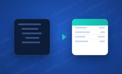e-Defter Görüntüleyici görseli: okunamayan XBRL GL XML dosyasının görüntüleyici ile okunur deftere dönüşümü